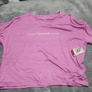 Reebok Women's Short Sleeve Tee in Pink